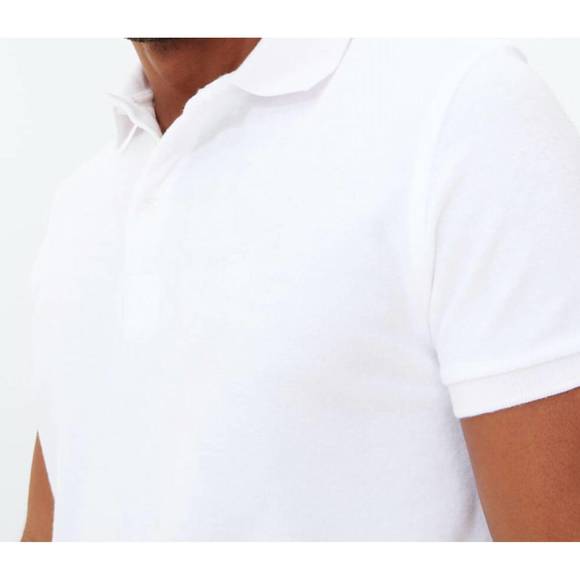 NEW VILEBREQUIN men's pacific terry polo shirt in white - Picture 3 of 3